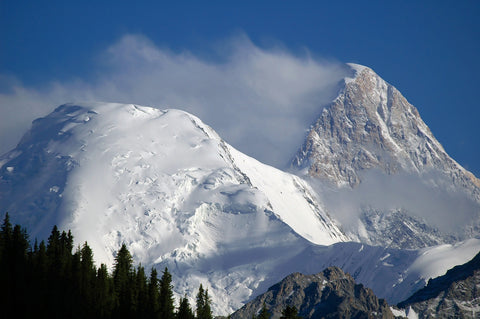 Khan Tengri and Bayankol peaks Wall Art