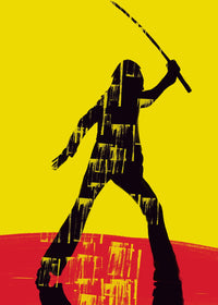 Kill Bill Silhouette Wall Art
