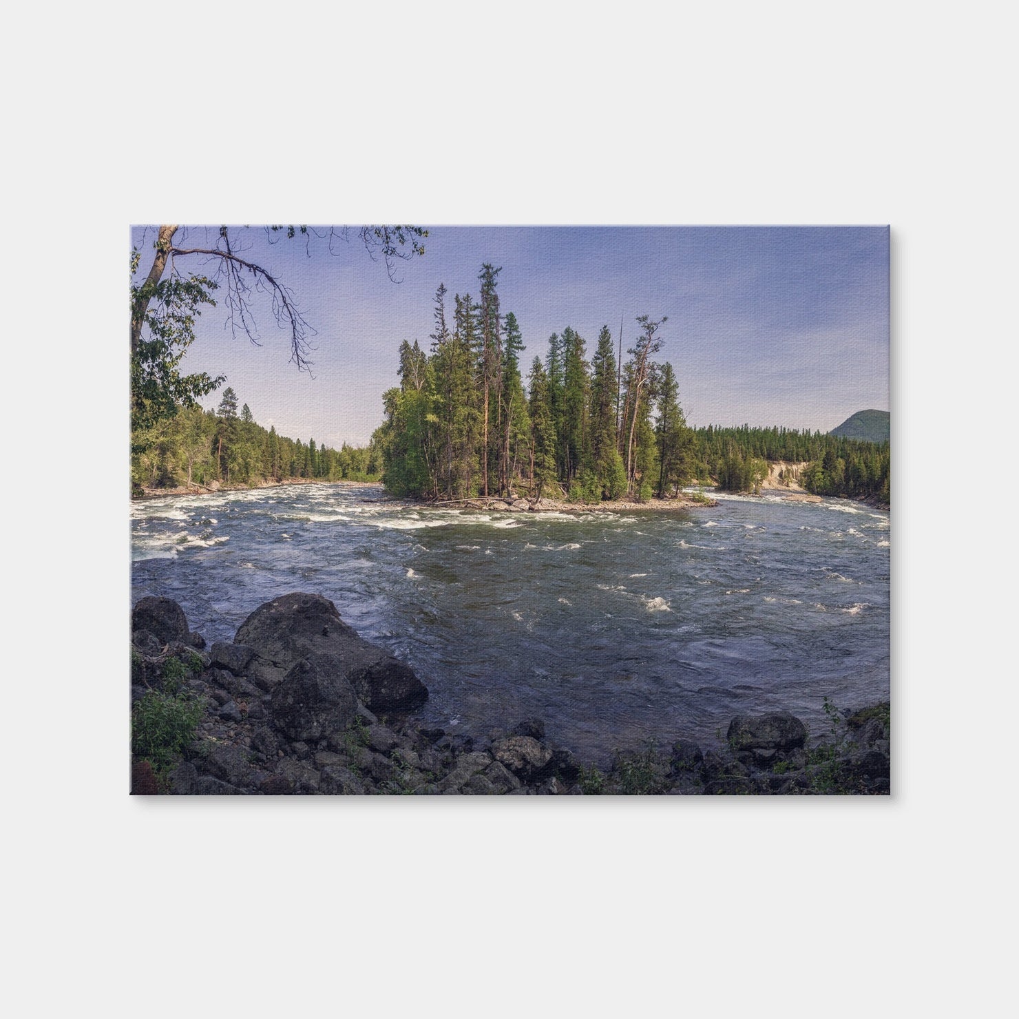 AUTO-MOCKUP WHITE | Kimberley Riverside Campground | 1 Piece | Gallery Wrap Canvas | group=4x3