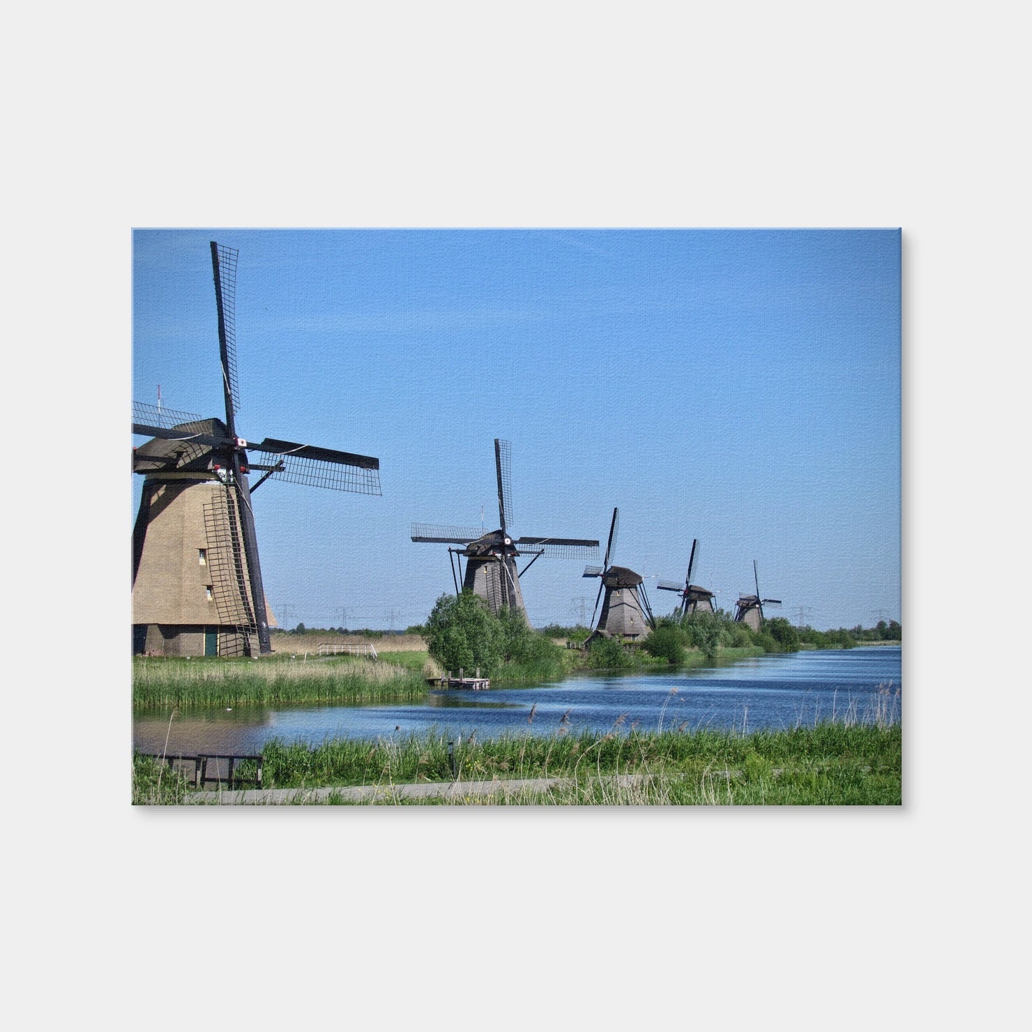 AUTO-MOCKUP WHITE | Kinderdijk, Netherlands | 1 Piece | Gallery Wrap Canvas | group=4x3