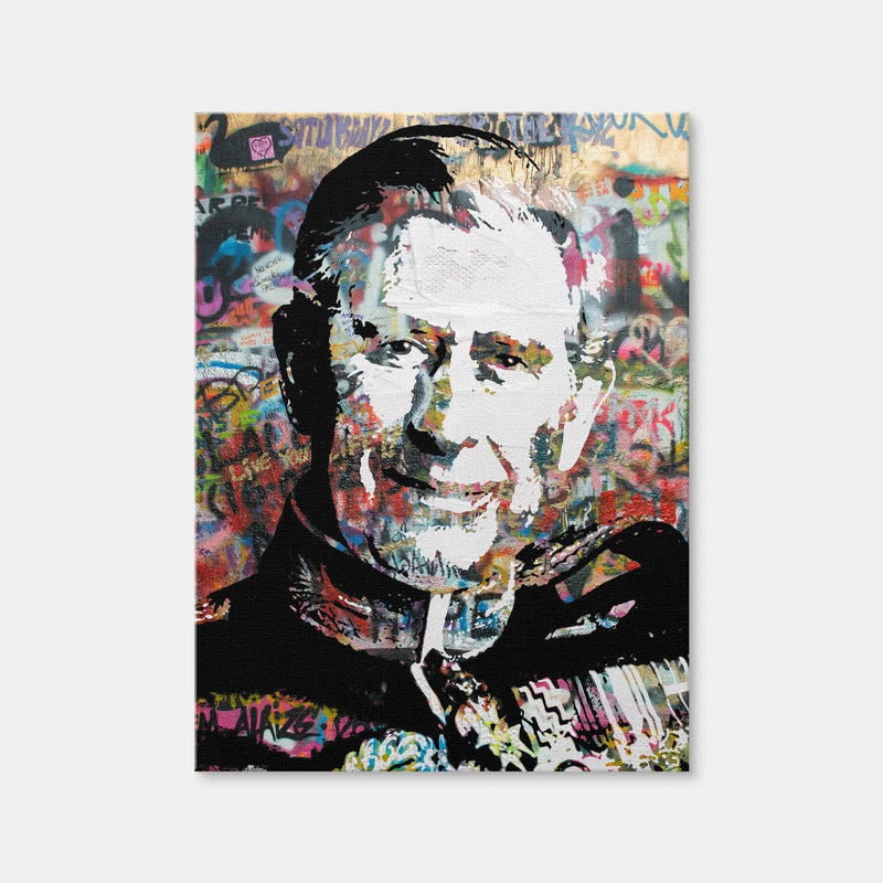 AUTO-MOCKUP WHITE | King Charles Graffiti | 1 Piece | Gallery Wrap Canvas | group=3x4
