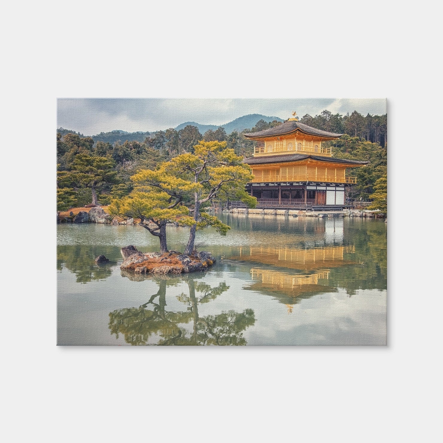 AUTO-MOCKUP WHITE | Kinkaku-ji | 1 Piece | Gallery Wrap Canvas | group=4x3
