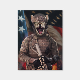 AUTO-MOCKUP WHITE | Kitty Soldier | 1 Piece | Gallery Wrap Canvas | group=3x4