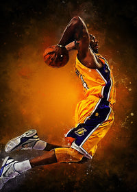 Kobe Bryant Painting Wall Art