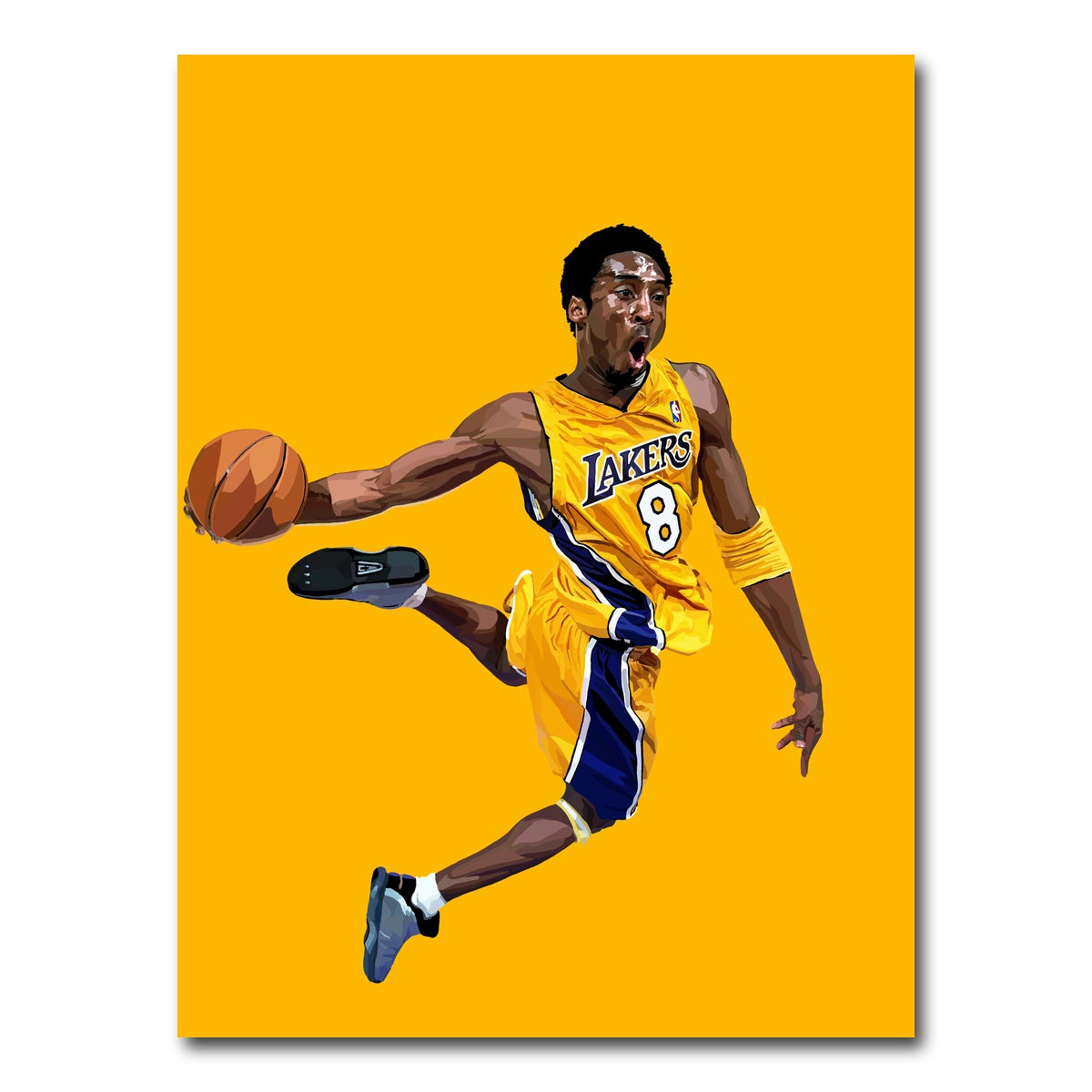 AUTO-MOCKUP WHITE | Kobe Dunk | 1 Piece | Gallery Wrap Canvas | group=3x4