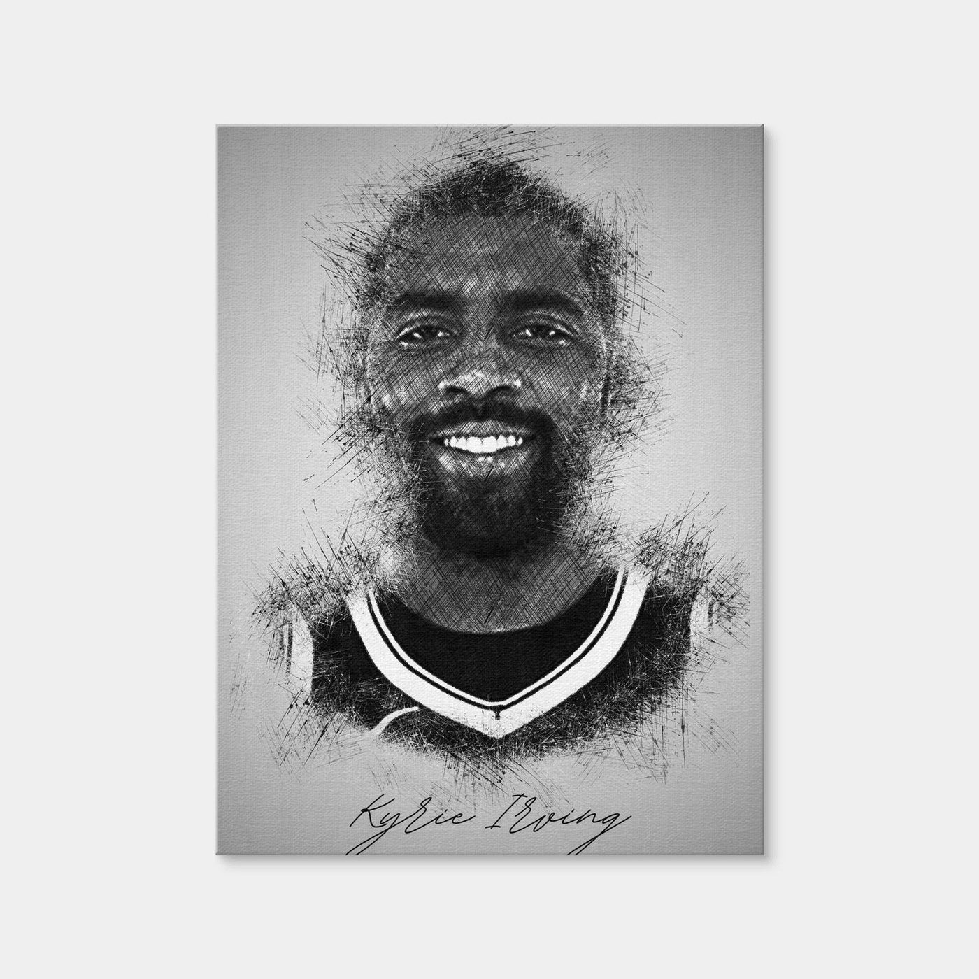 AUTO-MOCKUP WHITE | Kyrie Irving | 1 Piece | Gallery Wrap Canvas | group=3x4