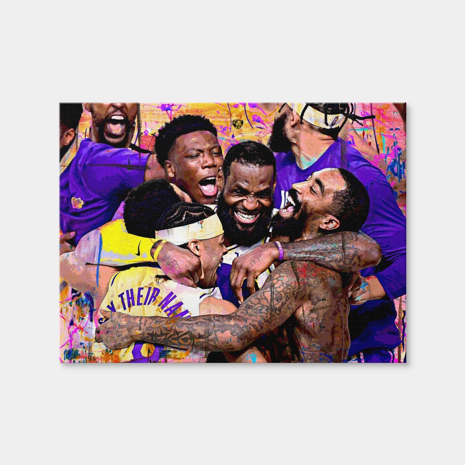 AUTO-MOCKUP WHITE | LA Celebration | 1 Piece | Gallery Wrap Canvas | group=4x3