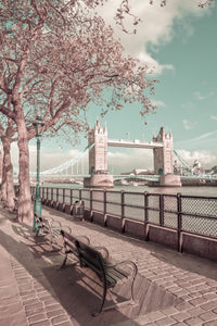 LONDON Thames Riverside & Tower Bridge Wall Art