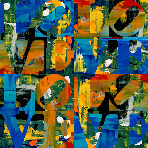 LOVE Quadrant Wall Art
