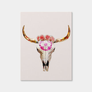 AUTO-MOCKUP WHITE | LV Bull Skull | 1 Piece | Gallery Wrap Canvas | group=3x4