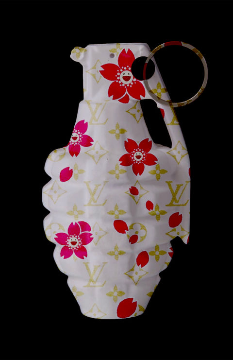 LV flowers Grenade Wall Art