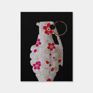 AUTO-MOCKUP WHITE | LV flowers Grenade | 1 Piece | Gallery Wrap Canvas | group=3x4