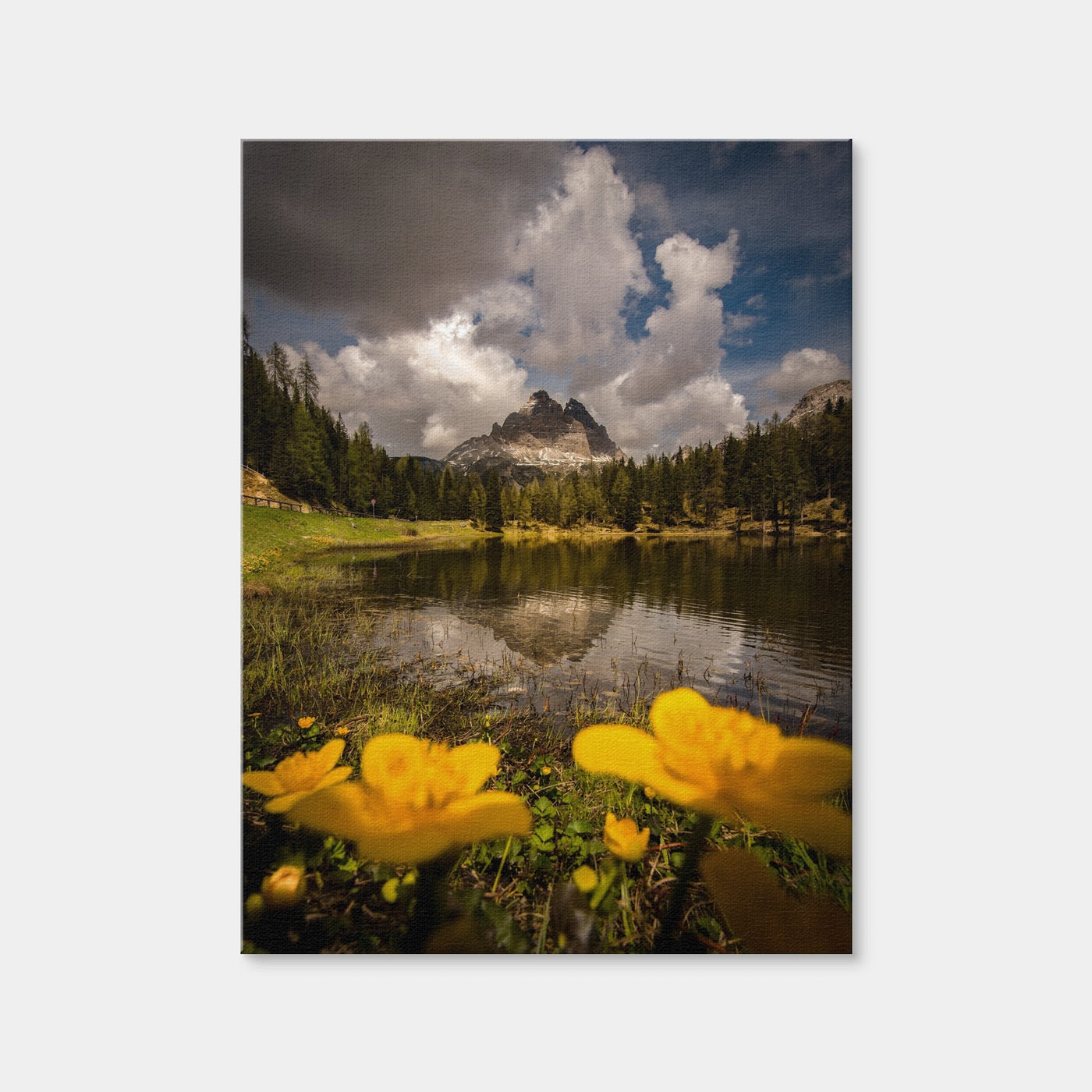 AUTO-MOCKUP WHITE | Lake Antorno | 1 Piece | Gallery Wrap Canvas | group=3x4