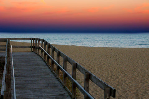 Lake Michigan sunset Wall Art