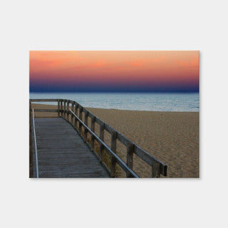 AUTO-MOCKUP WHITE | Lake Michigan Sunset | 1 Piece | Gallery Wrap Canvas | group=4x3