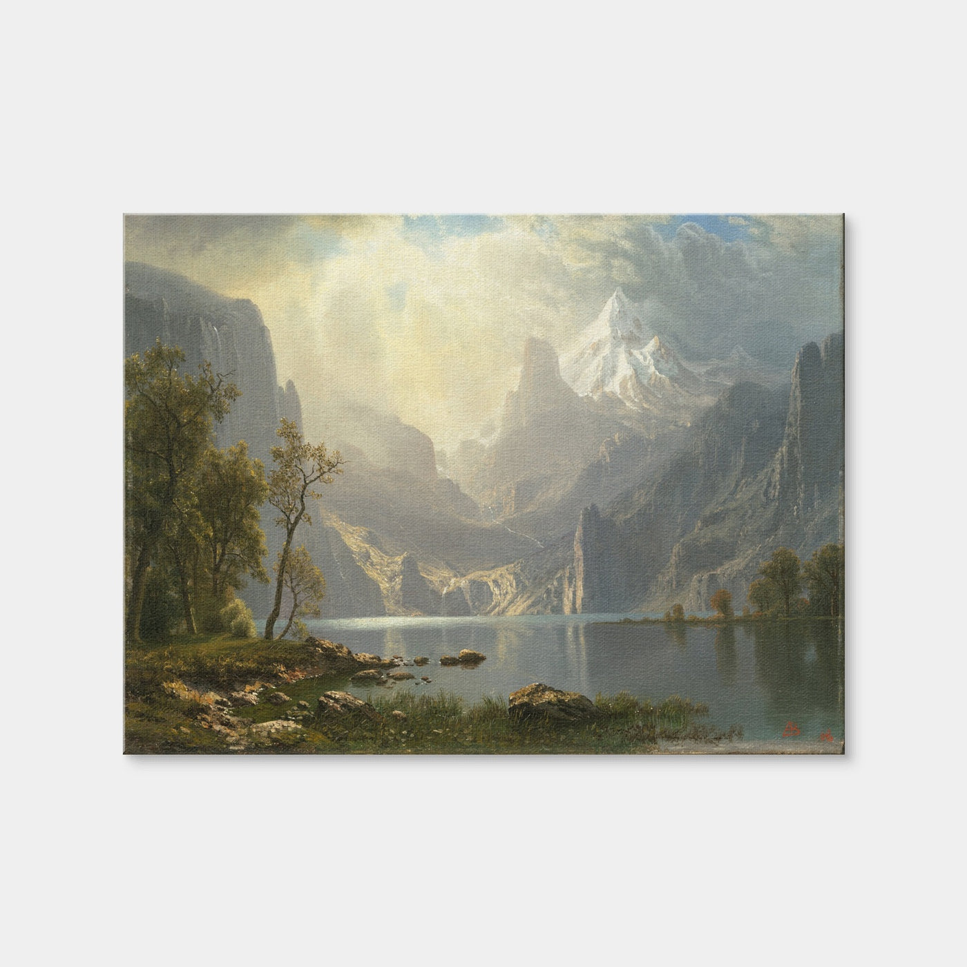 AUTO-MOCKUP WHITE | Lake Tahoe Painting | 1 Piece | Gallery Wrap Canvas | group=4x3