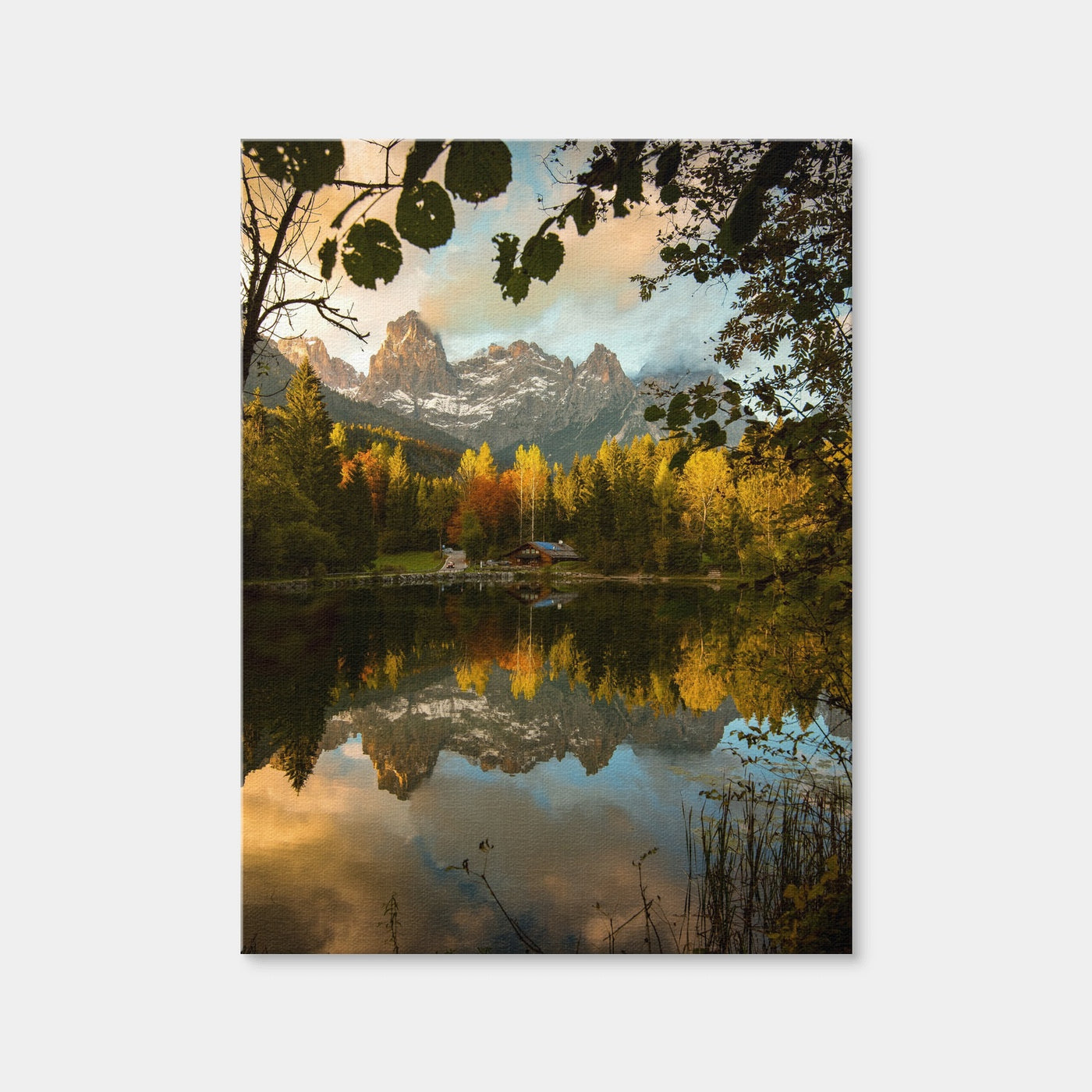 AUTO-MOCKUP WHITE | Lake Welsperg | 1 Piece | Gallery Wrap Canvas | group=3x4
