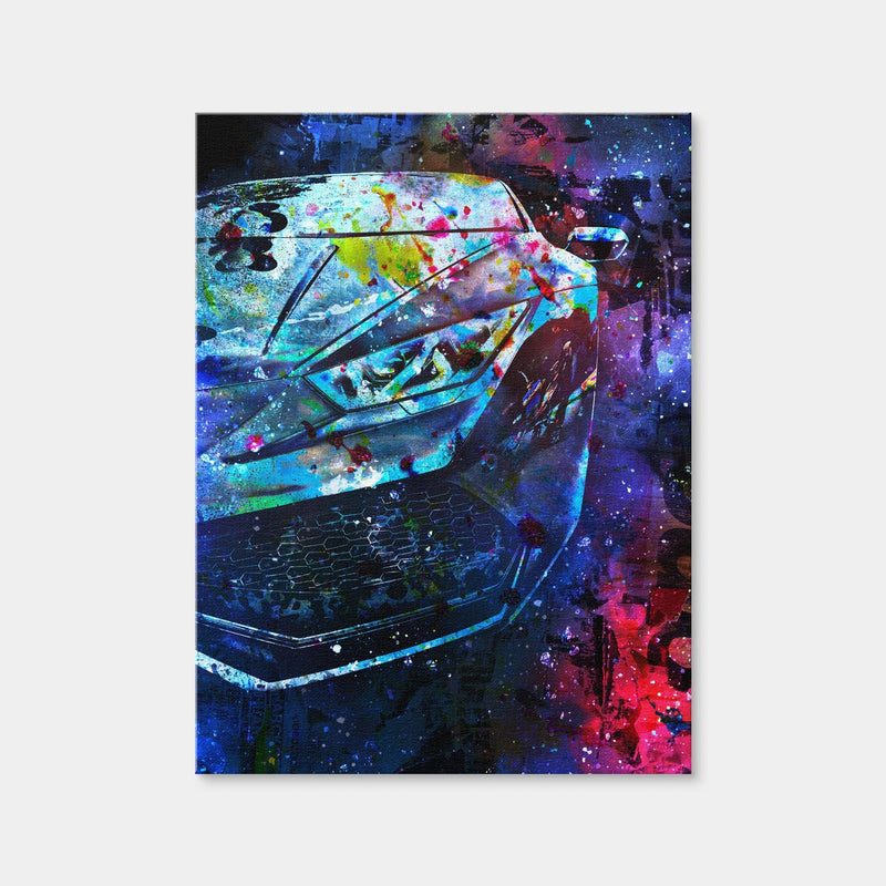 AUTO-MOCKUP WHITE | Lamborghini | 1 Piece | Gallery Wrap Canvas | group=3x4