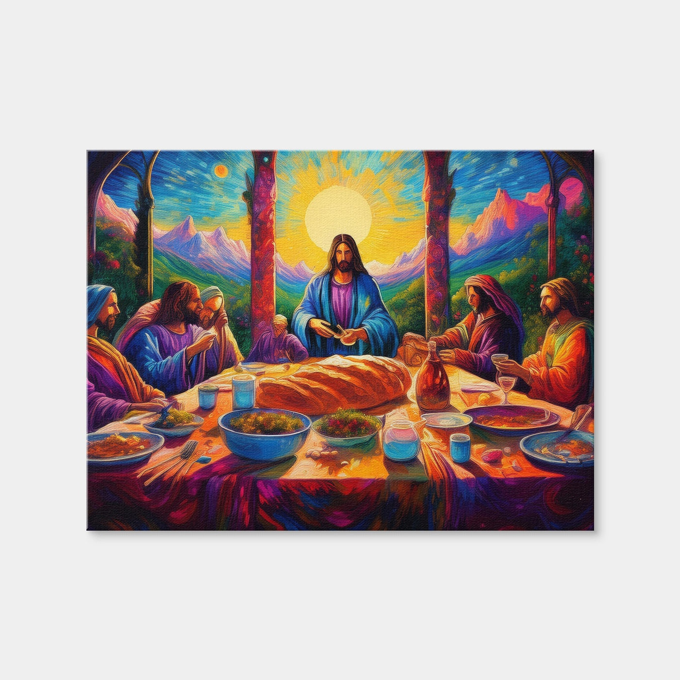 AUTO-MOCKUP WHITE | Last Supper | 1 Piece | Gallery Wrap Canvas | group=4x3