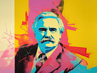 Lech Walesa - Warhol Style Wall Art