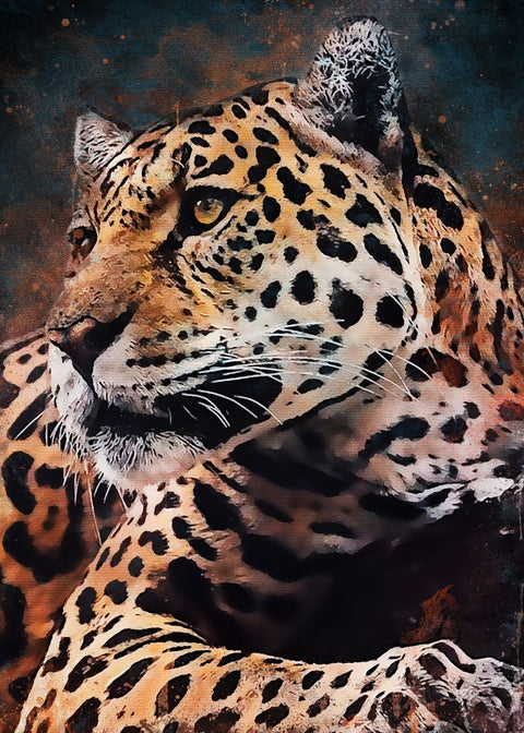 Leopard Painting Wall Art