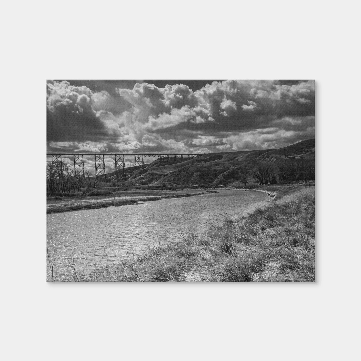 AUTO-MOCKUP WHITE | Lethbridge Viaduct | 1 Piece | Gallery Wrap Canvas | group=4x3