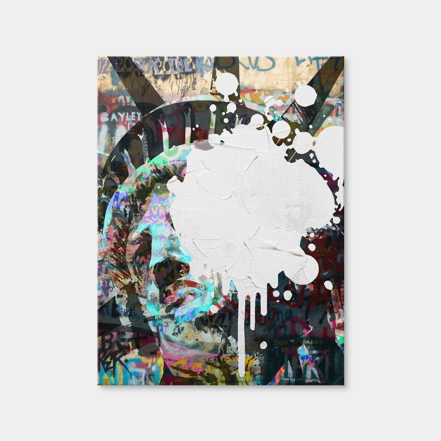 AUTO-MOCKUP WHITE | Liberty Heavy Graffiti | 1 Piece | Gallery Wrap Canvas | group=3x4