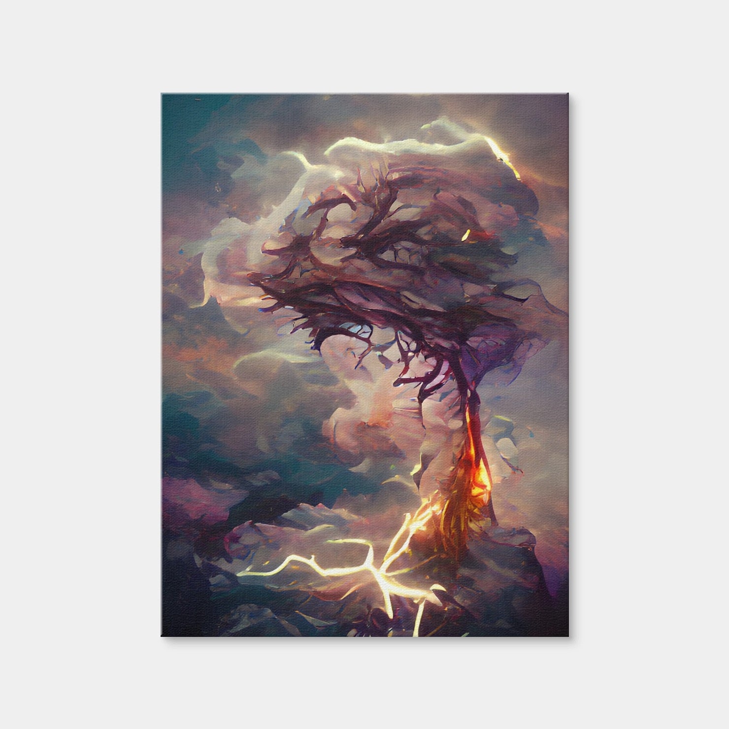 AUTO-MOCKUP WHITE | Lightning | 1 Piece | Gallery Wrap Canvas | group=3x4
