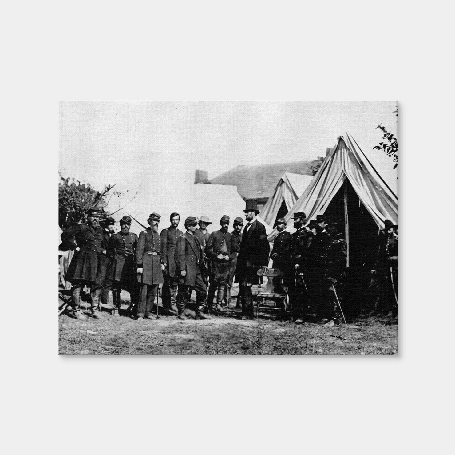 AUTO-MOCKUP WHITE | Lincoln Civil War | 1 Piece | Gallery Wrap Canvas | group=4x3