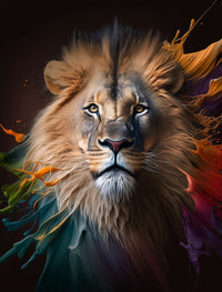 Lion Portrait Wall Art