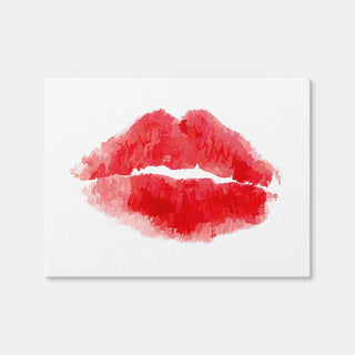 AUTO-MOCKUP WHITE | Lipstick Kiss | 1 Piece | Gallery Wrap Canvas | group=4x3
