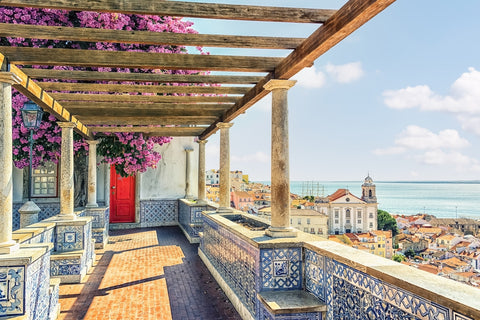 Lisbon Roofs Wall Art
