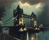 London Bridge at Night Wall Art