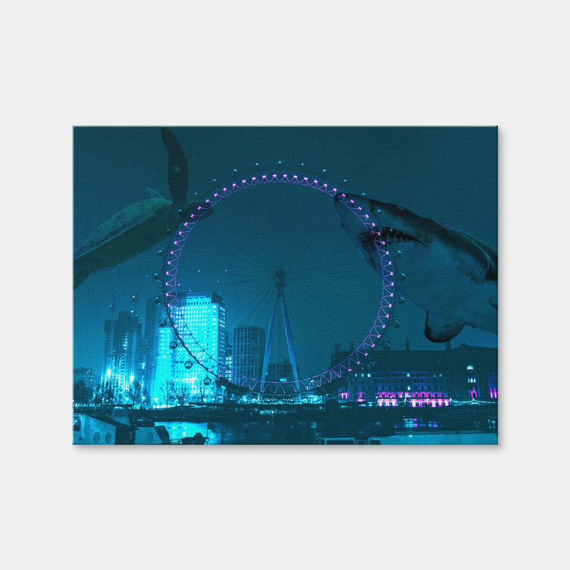 AUTO-MOCKUP WHITE | London Eye Manipulation | 1 Piece | Gallery Wrap Canvas | group=4x3