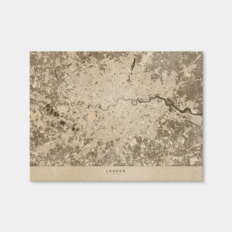 AUTO-MOCKUP WHITE | London Map 1 | 1 Piece | Gallery Wrap Canvas | group=4x3