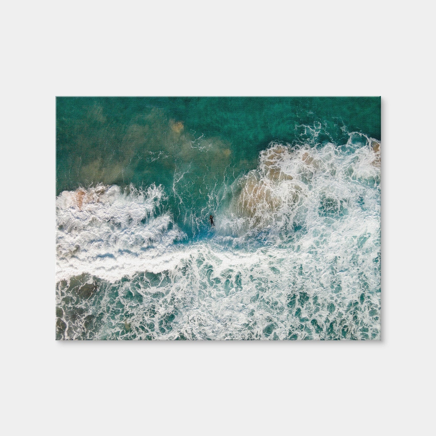 AUTO-MOCKUP WHITE | Lone Surfer | 1 Piece | Gallery Wrap Canvas | group=4x3