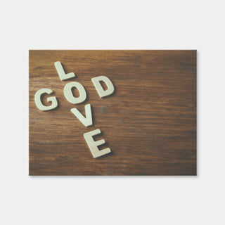AUTO-MOCKUP WHITE | Love God | 1 Piece | Gallery Wrap Canvas | group=4x3