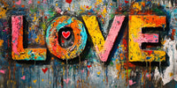 Love Graffiti Wall Art