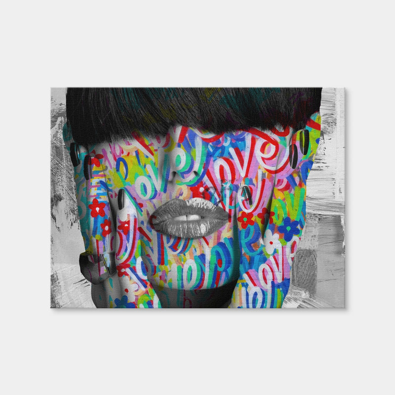 AUTO-MOCKUP WHITE | Love Love Love | 1 Piece | Gallery Wrap Canvas | group=4x3