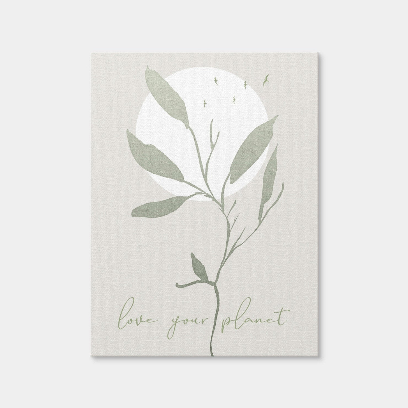 AUTO-MOCKUP WHITE | Love Your Planet | 1 Piece | Gallery Wrap Canvas | group=3x4