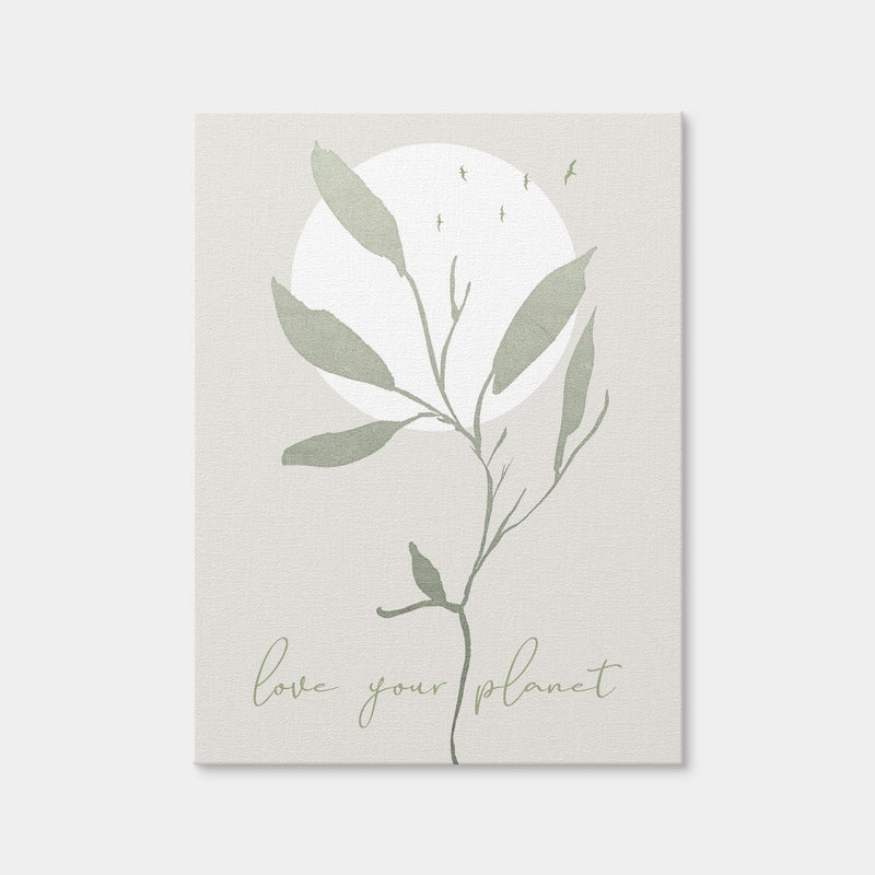 AUTO-MOCKUP WHITE | Love Your Planet | 1 Piece | Gallery Wrap Canvas | group=3x4