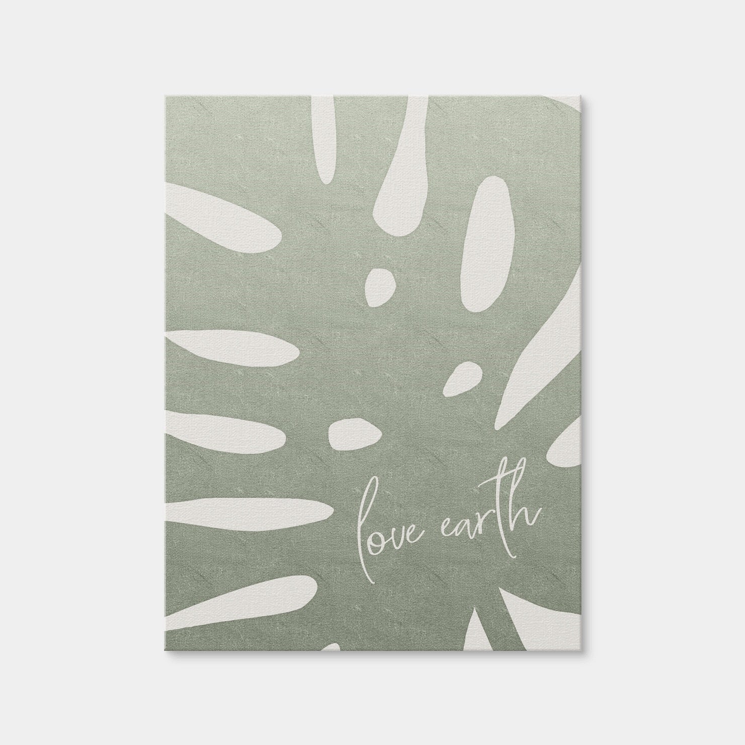 AUTO-MOCKUP WHITE | Love Earth | 1 Piece | Gallery Wrap Canvas | group=3x4