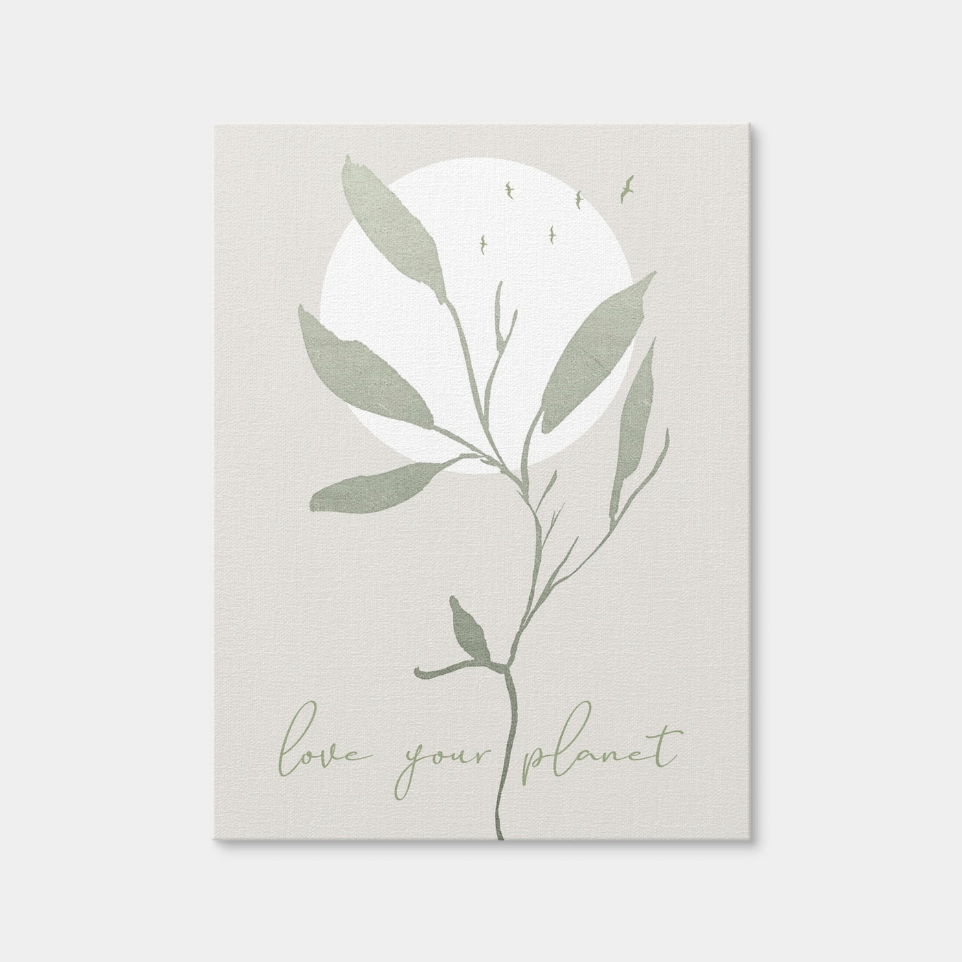 AUTO-MOCKUP WHITE | Love Your Planet | 1 Piece | Gallery Wrap Canvas | group=3x4