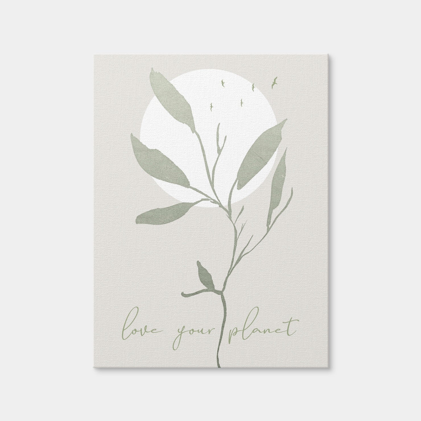 AUTO-MOCKUP WHITE | Love Your Planet | 1 Piece | Gallery Wrap Canvas | group=3x4