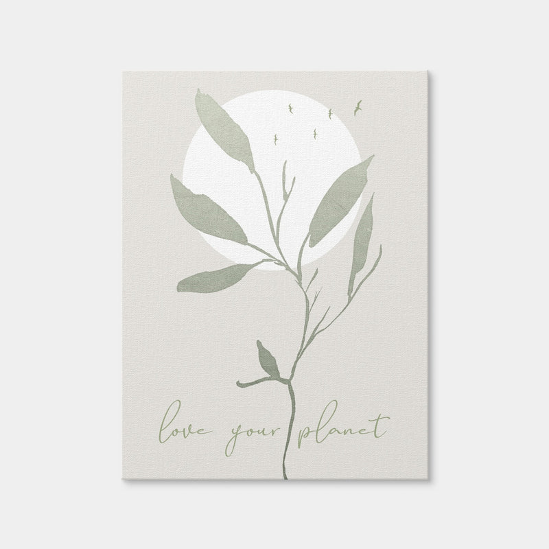 AUTO-MOCKUP WHITE | Love Your Planet | 1 Piece | Gallery Wrap Canvas | group=3x4