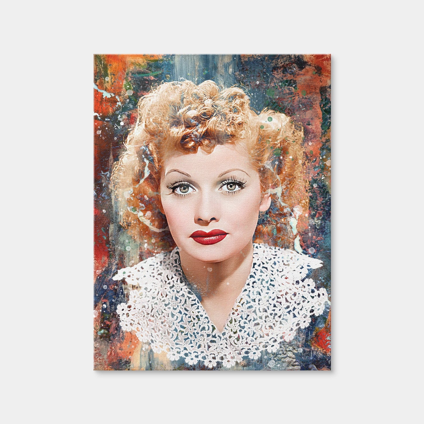 AUTO-MOCKUP WHITE | Lucille Ball | 1 Piece | Gallery Wrap Canvas | group=3x4