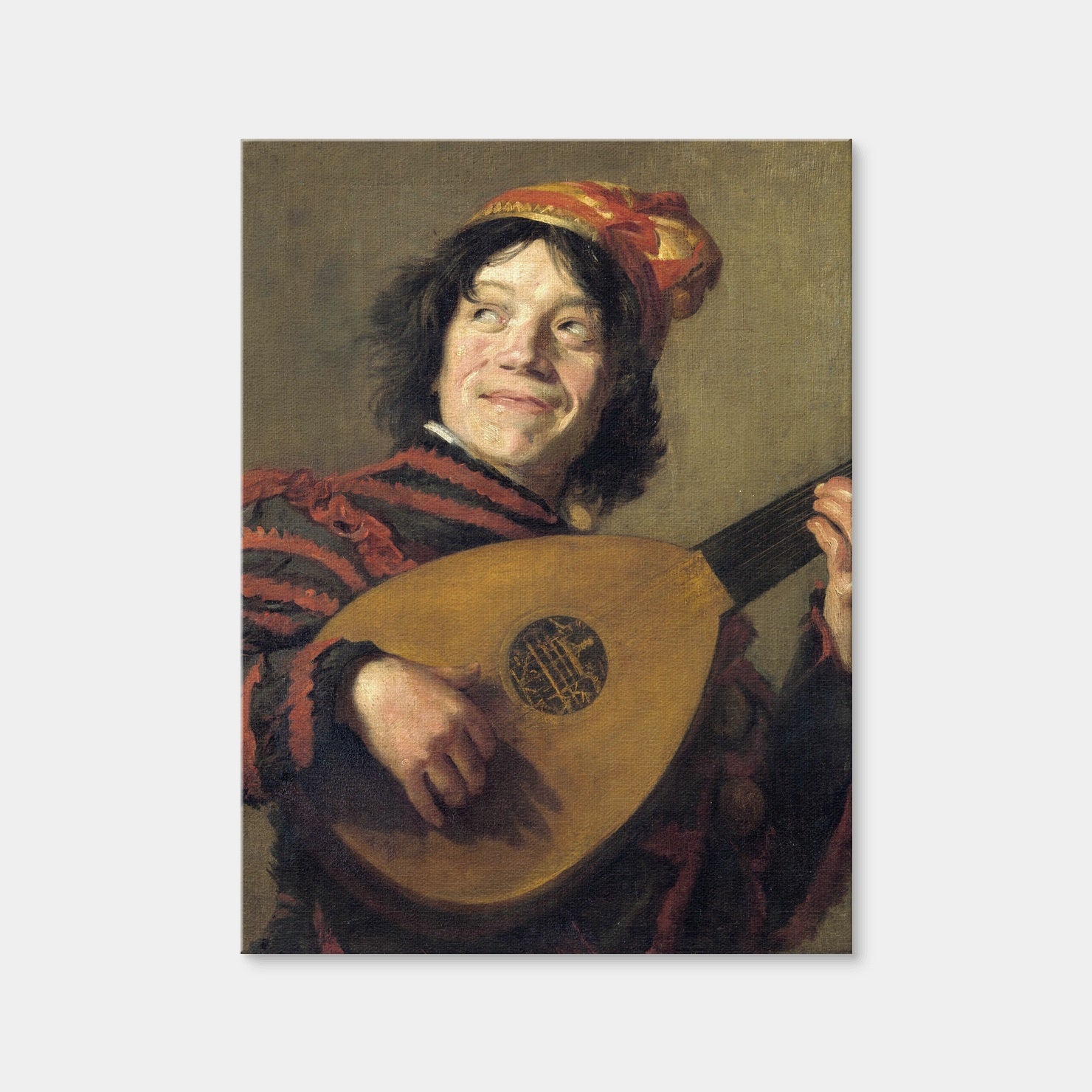 AUTO-MOCKUP WHITE | Lute Player | 1 Piece | Gallery Wrap Canvas | group=3x4