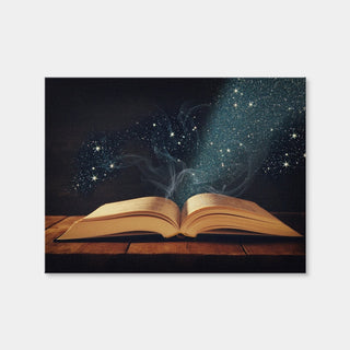 AUTO-MOCKUP WHITE | Magical Book | 1 Piece | Gallery Wrap Canvas | group=4x3