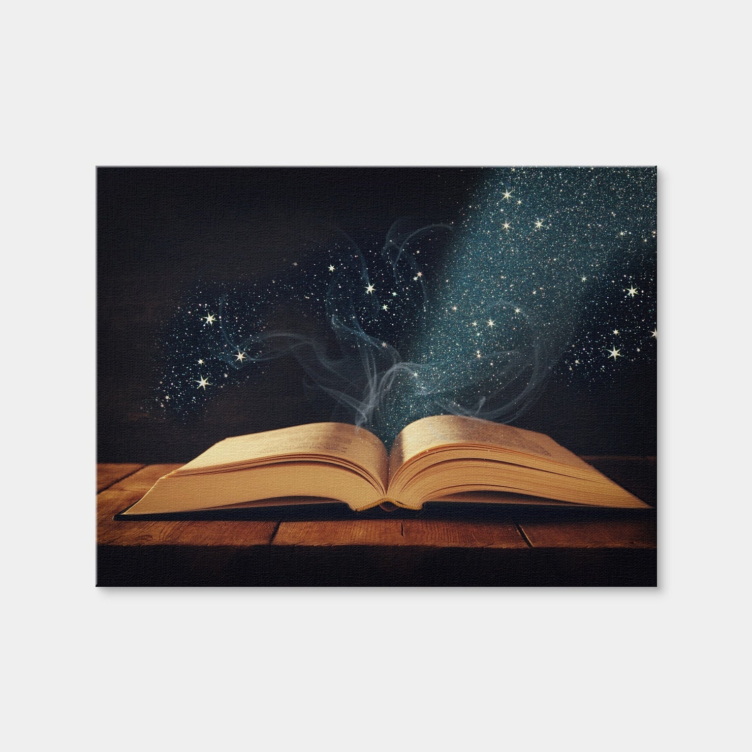 AUTO-MOCKUP WHITE | Magical Book | 1 Piece | Gallery Wrap Canvas | group=4x3