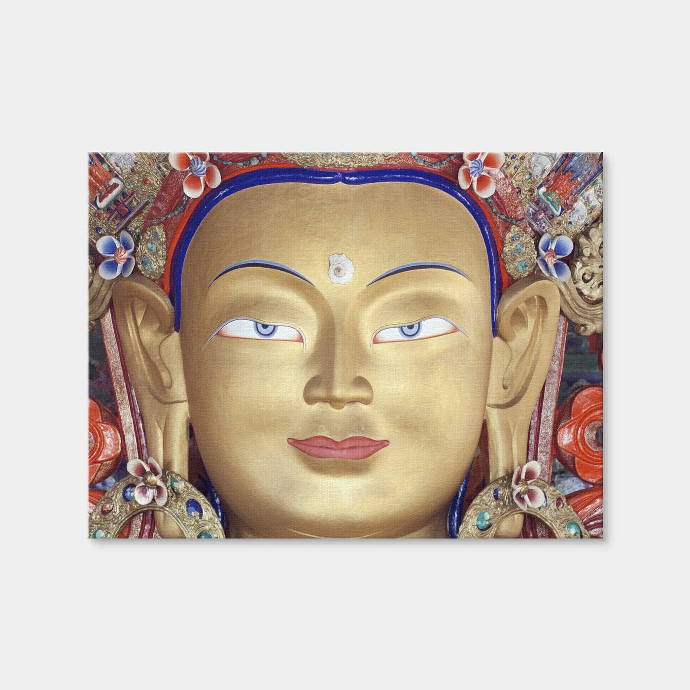AUTO-MOCKUP WHITE | Maitreya Buddha Statue | 1 Piece | Gallery Wrap Canvas | group=4x3